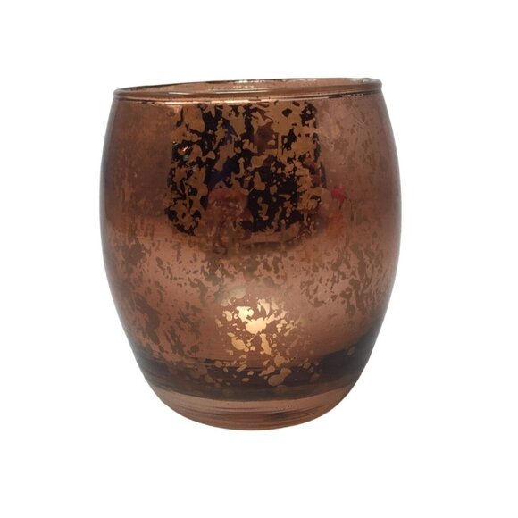 Copper Colored Candle Holder- about 3.5 inches tall - Picture 1 of 9